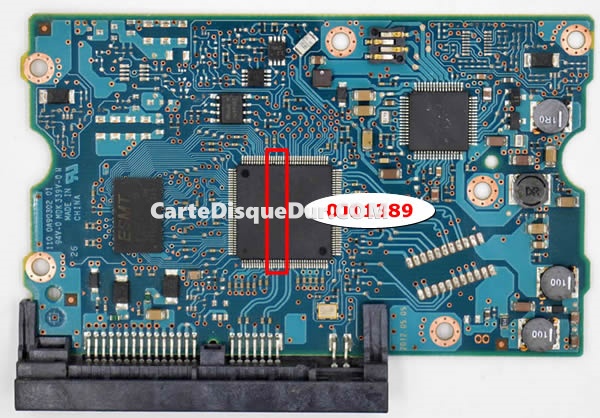 Carte PCB 0J11389 Hitachi HUA723020ALA641 Type 1