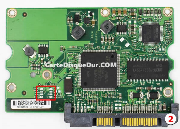 100387575 Carte PCB Seagate Type 2