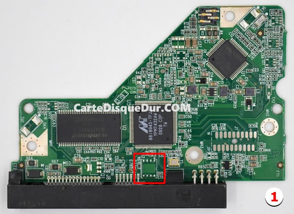 2060-701640-001 Carte PCB Western Digital Type 1