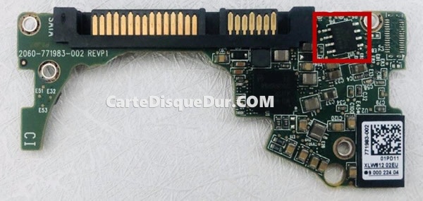 Carte 2060-771983-002 Disque Dur WD