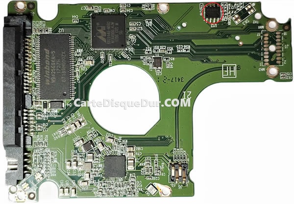 Carte PCB 2060-800018-001 WD WD5000LPLX