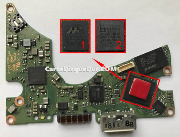 Carte PCB 2060-800067-001 WD WD20SDZW