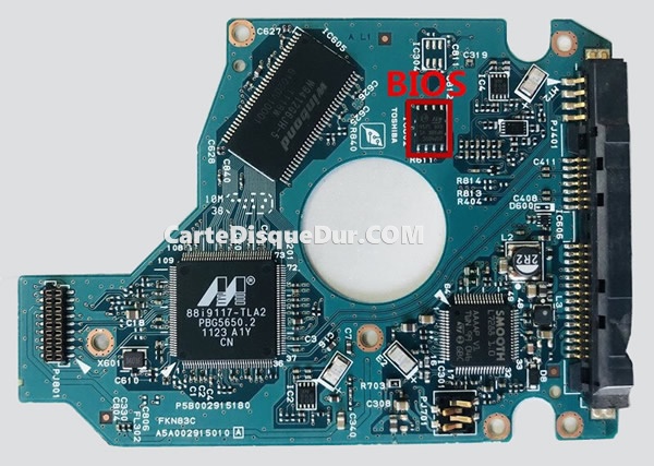 Carte PCB G002915A Toshiba MK2561GSYB