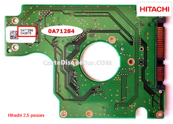 numéro du Étiquette blanche pour la carte PCB de disque dur Hitachi 2,5 pouces