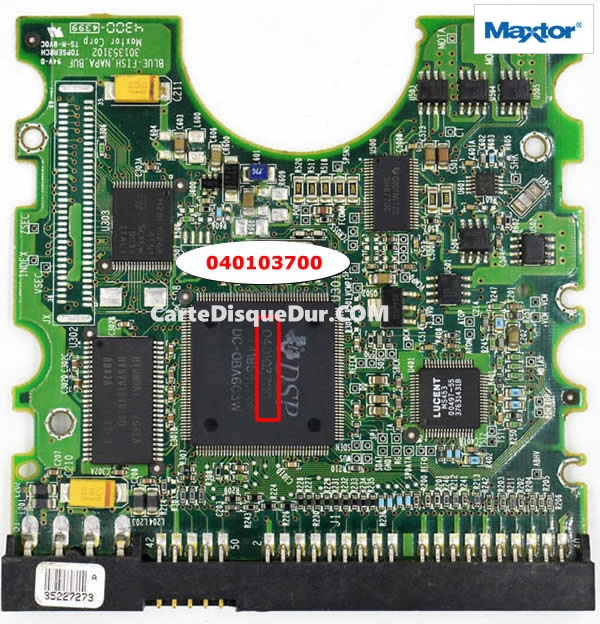 numéro du Circuit Intégré du contrôleur principal pour la carte PCB de disque dur Maxtor