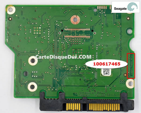 Numéro de PCB disque dur Seagate